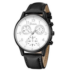 DISU Men's Wrist Watch Leather Military Casual Analog Quartz Business watch man watches mens 2019 relogios masculino
