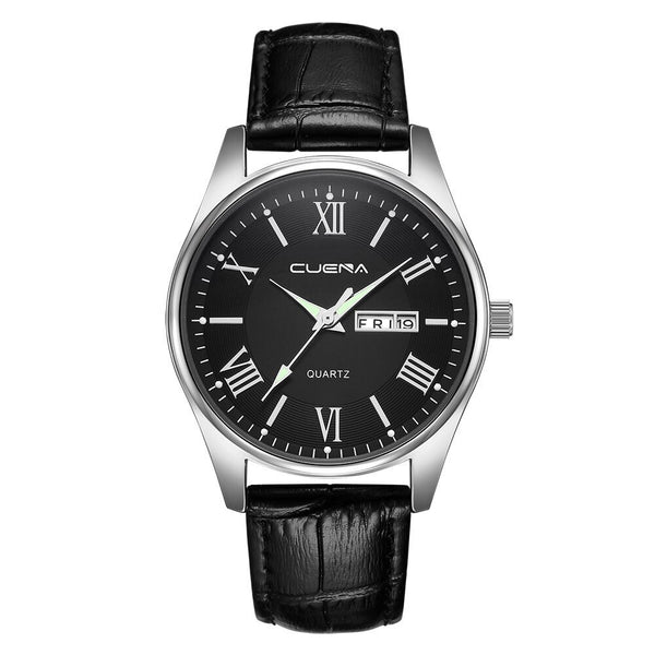 Mens Wrist Watch Military Leather Date Quartz Analog Army Casual Dress watch man new arrival in men wrist watches mens watches