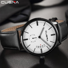 Men's Wrist Watch Military Leather Date Quartz Analog Army Quartz Business wristwatch mens  watches mens 2019 clock men