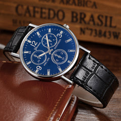 GENEVA Men Women's Casual Quartz Leather Band Strap Analog Wrist Watch Watch Man Reloj Mujer 2019 Montre Relogio Feminino
