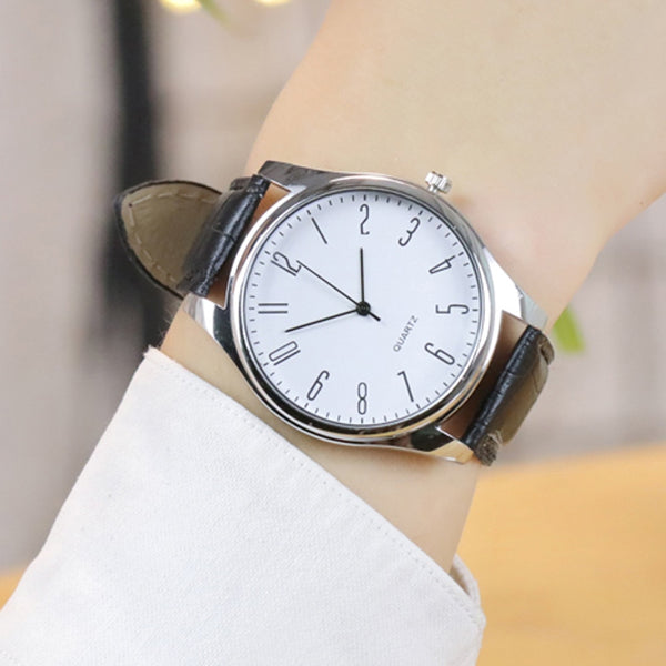 Man Wrist Watch Simple Business Fashion Leather Quartz Wristwatch Mens Relojes Hombre 2019 saat erkekler heren horloge