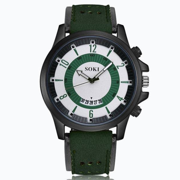 Man Watch 2019 Luxury Silica Gel Leather Glass Quartz Analog Date Men Wristwatch Clock horloges mannen relojes para hombre