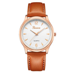 Men Watch Luxury Fashion Faux Leather Blue Ray Glass Quartz Analog Watch Man new arrival in men wrist watches relogios masculino
