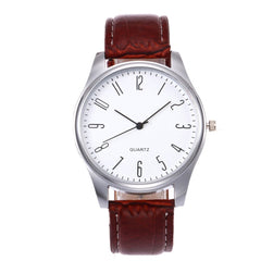 Man Wrist Watch Simple Business Fashion Leather Quartz Wristwatch Mens Relojes Hombre 2019 saat erkekler heren horloge