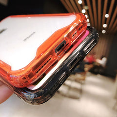 Shockproof Bumper Transparent Silicone Phone Case For iPhone X XS XR XS Max 8 7 6 6S Plus Clear protection Back Cover