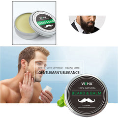 Beard Balm Natural Organic Men's Beard Cream for Beard Growth Care Fresh and non-greasy Nourish hair Styling Aftershave TSLM2