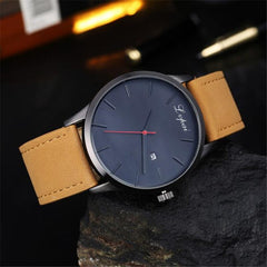 Men's Wristwatch Popular Low-key Minimalist Connotation Leather Quartz Watch Man watches mens 2019 men wristwatch clock
