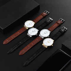 YOLAKO Men's Wrist Watch Casual Quartz Leather Band Strap Analog watch man watches mens 2019 men wristwatch clock