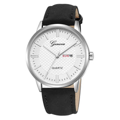 DISU Men Wrist Watch Sport Military Stainless Steel Dial Leather Band watches mens unique watch for men relogios masculino