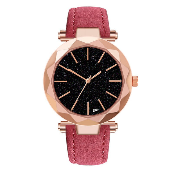 Luxury Women's Watches Best Sellers Leathe Watch Woman Stainless Steel Reloje Fashion Ladies Clock Automatically Reloj Mujer @50