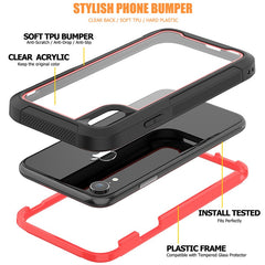 For iphone 11Pro X XR XS Max 6 6S 7 8 Plus Shockproof Hybrid Armor Phone Back Case For iphone 6 6s Case Hard PC TPU 2in1 cover