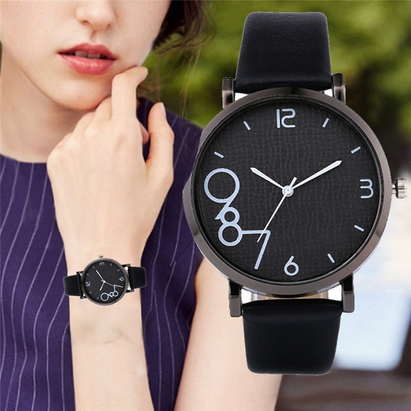 Excellent Quality Women's Watches Best Sellers Simple Horloge New Feature Geometric Pattern Digital Disc Female Watch Nice @50