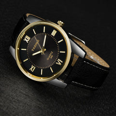 YAZOLE Men Watches 2019 Luxury Brand Stainless steel Leather Band Analog Quartz Wrist Watch Man relogio masculino orologio uomo