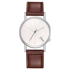 Trend Mens Watch Thin Disc Fashion Quartz Wristwatch Business Leather Strap Classic Male Clock Handsome Relojes Para Hombre@50