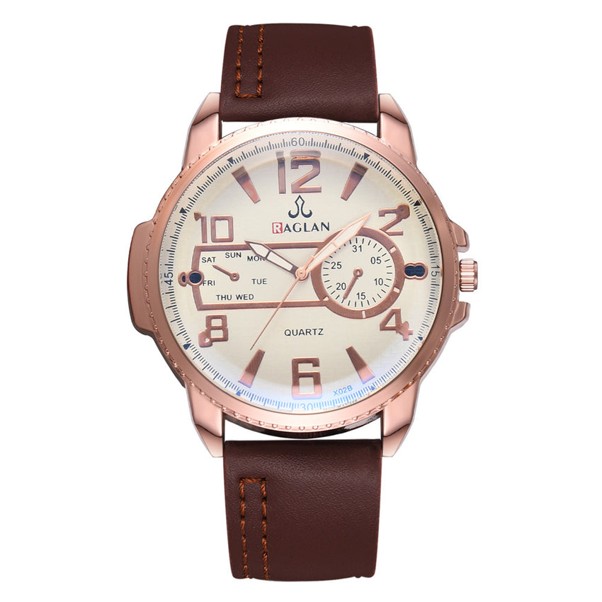 Men Wristwatch Quartz High Quality Leather Blu Ray Glass Watch Man Reloj Hombre 2019 Men Wristwatch Clock relogio masculino