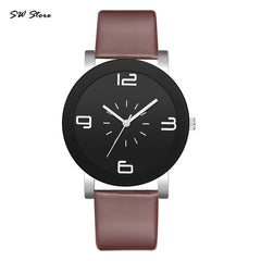 Classic Style Black Sleek Chassis Simple Ladies Reloj De Mujer Clock Watch Women Watches Exquistite Minimalism Luxury Fashion@50