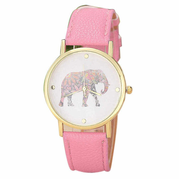 Women's Watches Best Sellers  Fashion Elephant Pattern Print  Women's Quartz Watch Montre Femme Acier Inoxydable Kol Saati@50