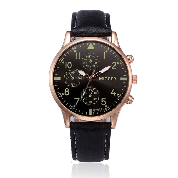 Men Wrist Watch Design Leather Retro Design Leather Band Analog Alloy Quartz Watch Man Reloj Hombre 2019 relogio masculino