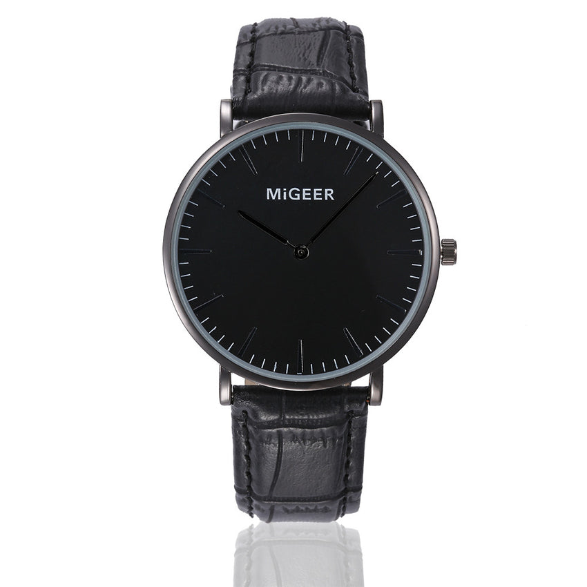 Man Wrist Watch Retro Design Leather Band Analog Alloy Quartz Watch Mens Reloj Hombre 2019 relogios masculino