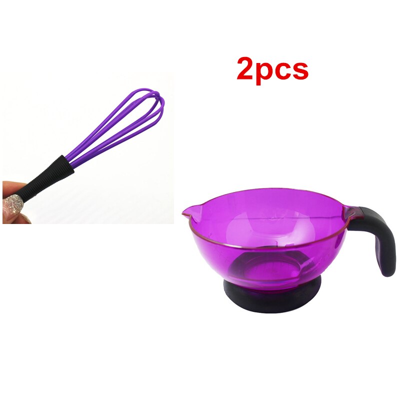 1Pc Salon Hairdressing Hair Dye Plastic Tint coloring Long Handle Mixer Blender /Mixing Cup Blending Bowl Hair Styling Tool