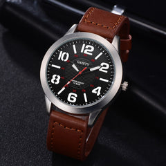 Men Watch Fashion Pattern Quartz Leather Strap Belt Table Watches Man Clock Relojes Hombre 2019 horloges mannen zegarek meski