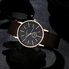 Men's Watch Retro Design Luxury Stainless steel Leather Analog Quartz Watch Man new arrival in men wrist watches wristwatch mens