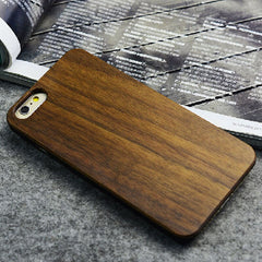 Real Wood Case For iphone 7 6 6S Plus 5 5S SE Cover High Quality Durable Natural Rosewood Bamboo Walnut Wooden Hard Phone Cases