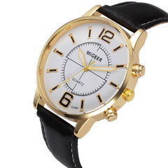 Men Watch Retro Design Leather Band Analog Alloy Quartz Watch Man watches mens 2019 men wristwatch clock
