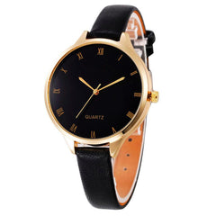 DISU Women Wrist Watch Casual Checkers Faux Leather Ladies Watches women's watch analog quartz vogue Relogio Feminino