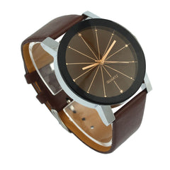 Man Women Watches Quartz Dial Leather Round Wristwatch Mens Montre Homme 2019 horloges mannen orologio uomo saat erkekler