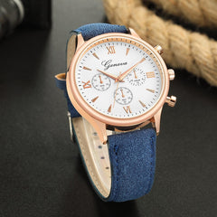 Men Wrist Watch Luxury Fashion Faux Leather Blue Ray Glass Quartz Analog Watch Man Reloj Hombre 2019 men wristwatch clock