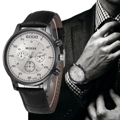 Men Wrist Watch Retro Design Leather Band Analog Alloy Quartz Wristwatch Mens vintage men wristwatch clock relogios masculino