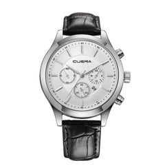 Men's Watch Leather Military Alloy Analog Quartz  Business Date Wristwatch Mens Montre Homme 2019 zegarek meski orologio uomo