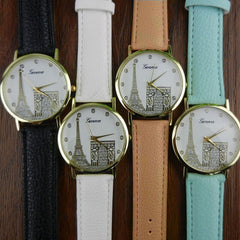Featured Eiffel Tower Women's Watches Fashion Watch Women Classique Simple Minimal Clock Kol Saati Montre Femme Reloj  Mujer@50