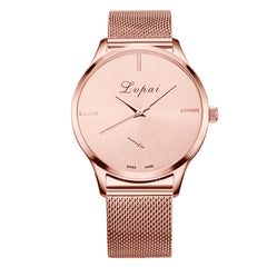 Simple Women's Watches Thin Scale Silver Dial Ladies Quartz Wristwatch Alloy Strap Clock Business Relogio Feminino@50