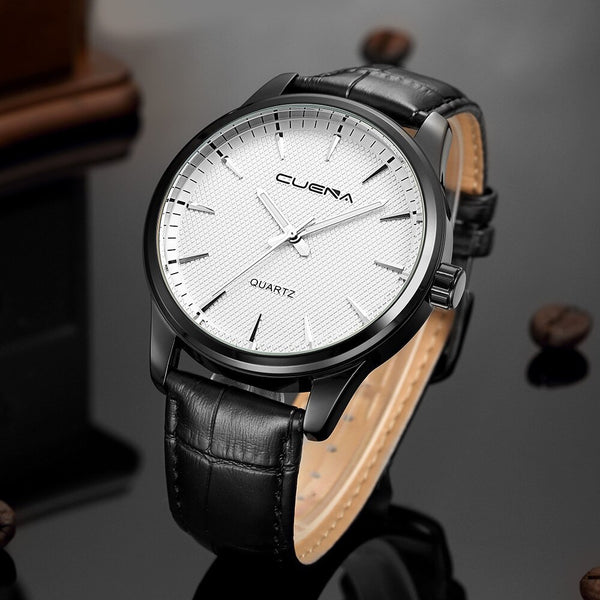 Men's Wrist Watch Date Leather Sport Quartz Noctilucent Stainless Steel watch mens watches mens 2019 men wristwatch clock
