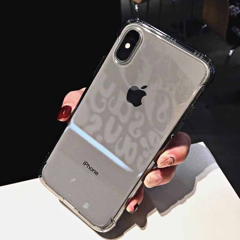 Shockproof Clear Phone Case for iPhone Xr Xs Max X 6 6S 7 8 Plus Soft TPU Transparent Phone Case for iPhone Xr Xs Max 6 7 8 Plus