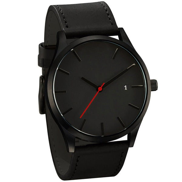 Men's Wrist Watch Popular Low-key Minimalist Connotation Leather Quartz Wristwatch Mens Reloj Hombre 2019 clock men