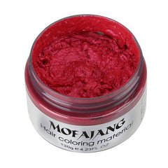 Y&W&F Hair Color Wax Hair Dye 7 Colors Temporary Disposable Hair Chalk Paste Creme One-Time DIY Mud Molding Modeling Easy Wash