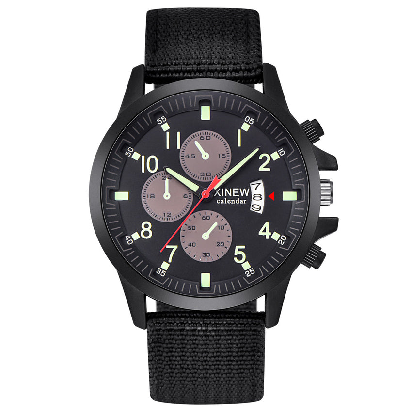 Mens Watch Military Steel Military Date Quartz Analog Army Dress Watch Man new arrival in men wrist watches relogio masculino