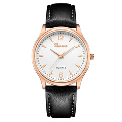Men Watch Luxury Fashion Faux Leather Blue Ray Glass Quartz Analog Watch Man new arrival in men wrist watches relogios masculino
