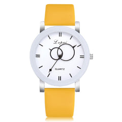 Top Brand Women Watches Casual Dial Ladies Business Quartz Wristwatch Temperament  Leather Strap Clock Dress Reloj Mujer @50
