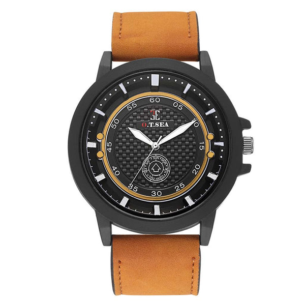 Men's Watch Multicolor Fashion Casual Business Single Eye Belt Quartz Wristwatch Mens Reloj Hombre 2019 zegarek meski