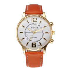 Men Watch Retro Design Leather Band Analog Alloy Quartz Watch Man watches mens 2019 men wristwatch clock