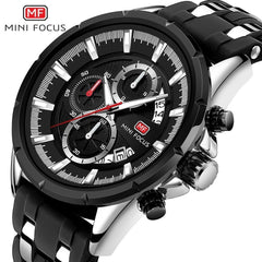 MINIFOCUS 3D unique sports watch Men Luxury Brand military men's watches quartz watches Waterproof Male Clock Luminous Hands