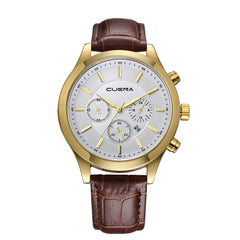 Men's Watch Leather Military Alloy Analog Quartz  Business Date Wristwatch Mens Montre Homme 2019 zegarek meski orologio uomo