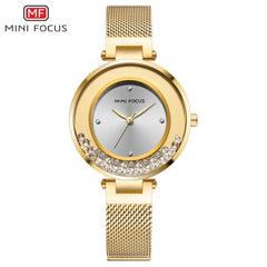 MINI FOCUS New Women Watches Top Brand Luxury 2019 Fashion Waterproof Rose Gold Watch Ladies Stainless Steel Relogio Feminino