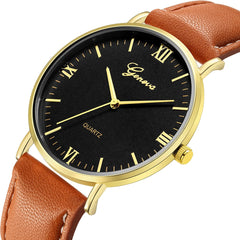 Geneva Women Wrist Watch Classic Luxury Stainless Steel Analog Quartz Analog Ladies Watches Fashion Watch 2019 Womens watches
