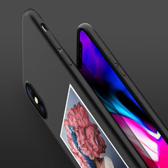 Art Flower Painting Case For iPhone X 6 6S 7 8 Plus Soft TPU Silicone Floral Cover For iPhone XR XS Max Sexy Girl Pattern Coque