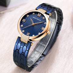 MINIFOCUS Snake Skin Texture Stainless Steel Watch Bands Fashion Designer Brand Luxury Women Watches Quartz Gold Women's Watch